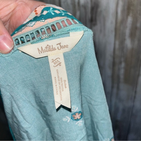 Matilda Jane Dream Chaser Days Like This Boho Floral Kimono Topper - Picture 6 of 6